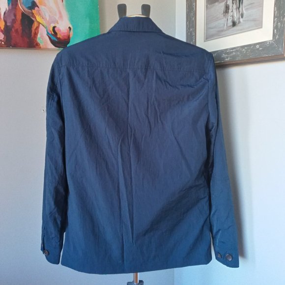 Ben Sherman military style navy Nylon Jacket size medium - Picture 2 of 8